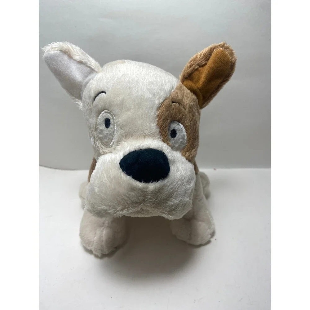 Hallmark Bulldog Plush Puppy Dog Stuffed Animal 8in red Collar 2011 No Paper Tag